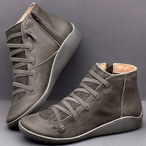 Scarpe da Donna in Pelle con Zeppa e Sottopiede Imbottito