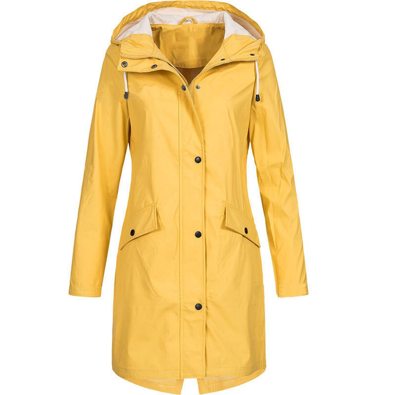 Livia - Giacca Impermeabile in Nylon con Cappuccio
