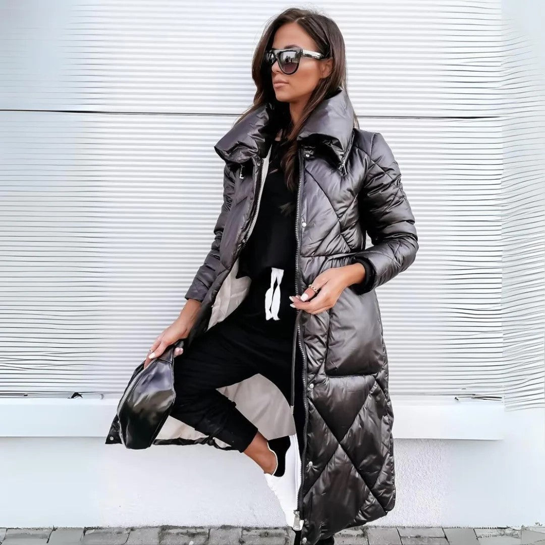 Carla - Giacca parka lunga in pile