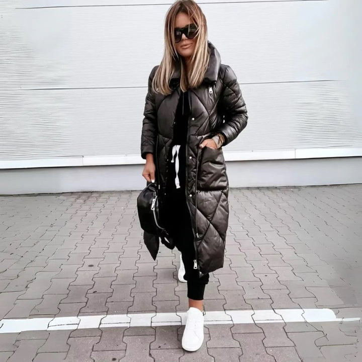 Carla - Giacca parka lunga in pile