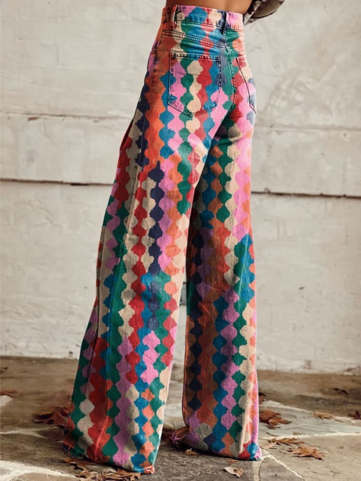 Mia - Pantaloni Larghi Boho