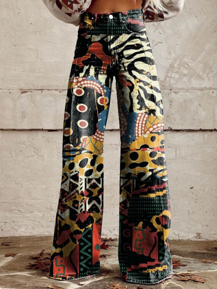 Nina - Pantaloni Largi Artistici