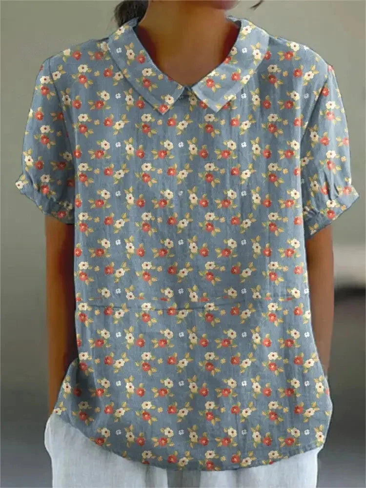 Blusa floreale elegante per donne
