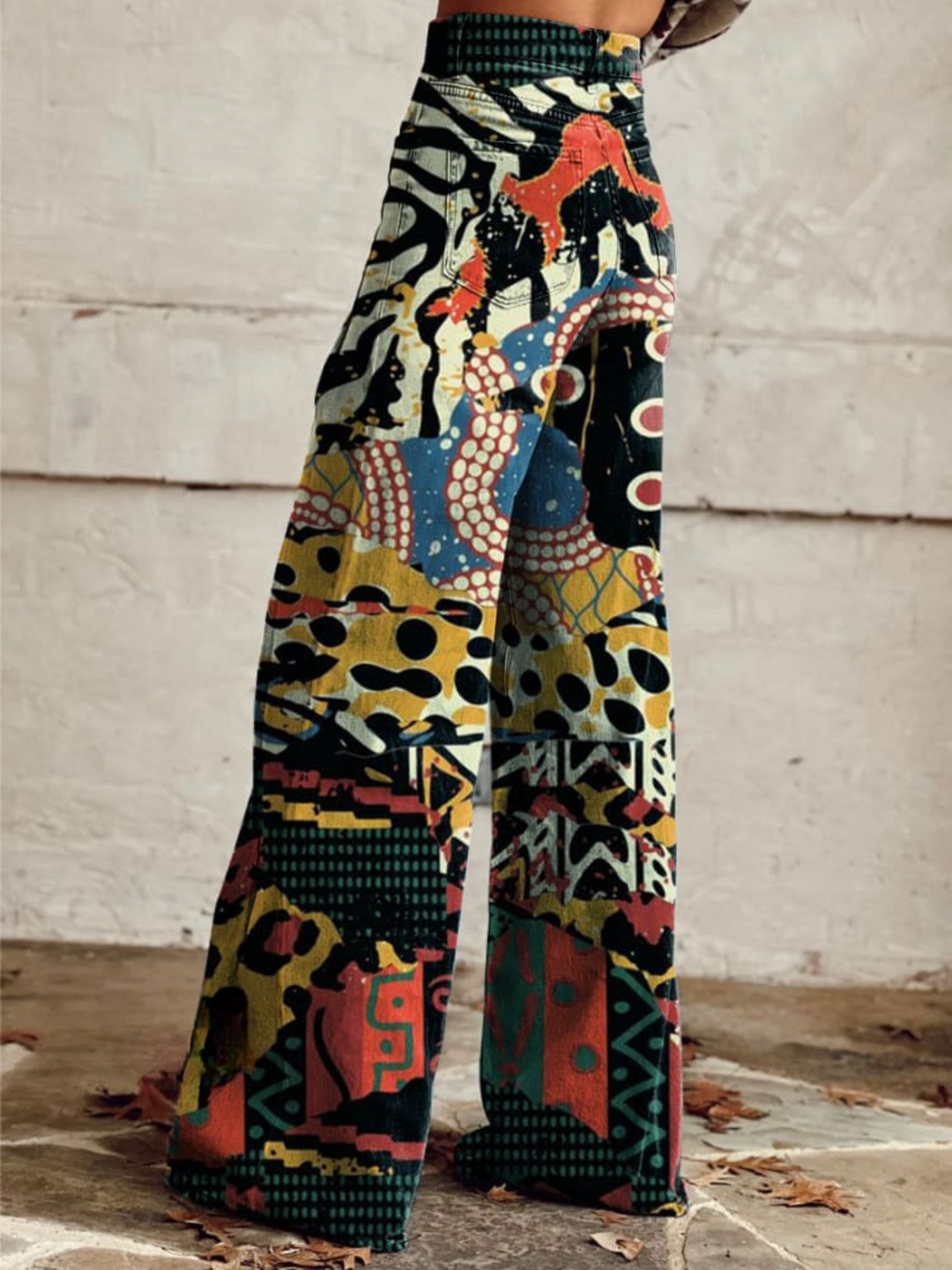 Nina - Pantaloni Largi Artistici