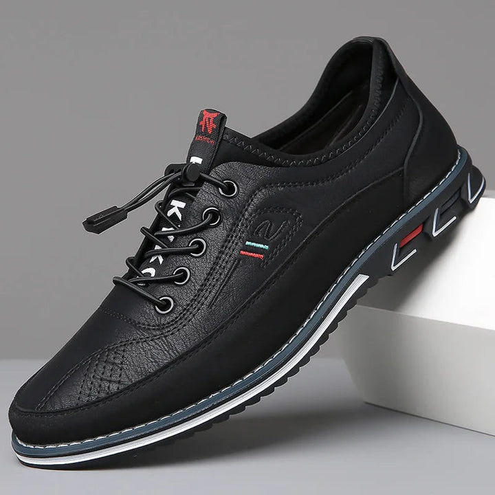 Joliano Scarpe Oxford da Uomo in Pelle — Soletta Ammortizzata, Marrone e Nero