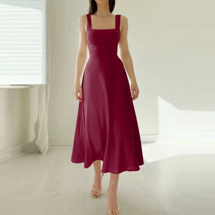 Matilde - Abito Elegante con Scollatura Quadrata