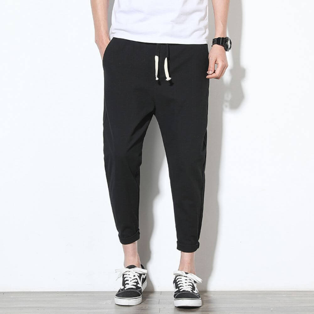 Paolo - Pantaloni in Cotone Confortevoli e Leggeri - Beige