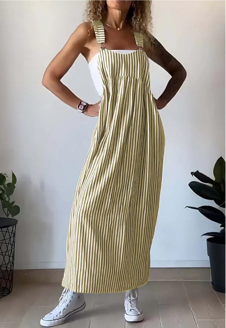 Sara - Salopette casual a righe
