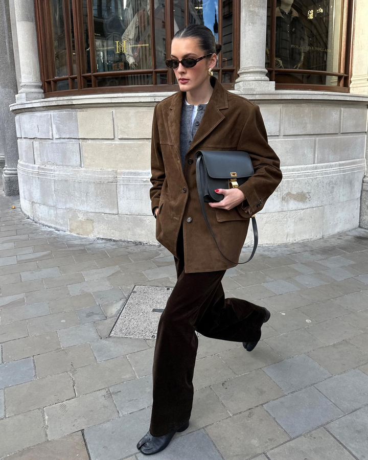 Carla - Blazer Elegante in Pelle Suede