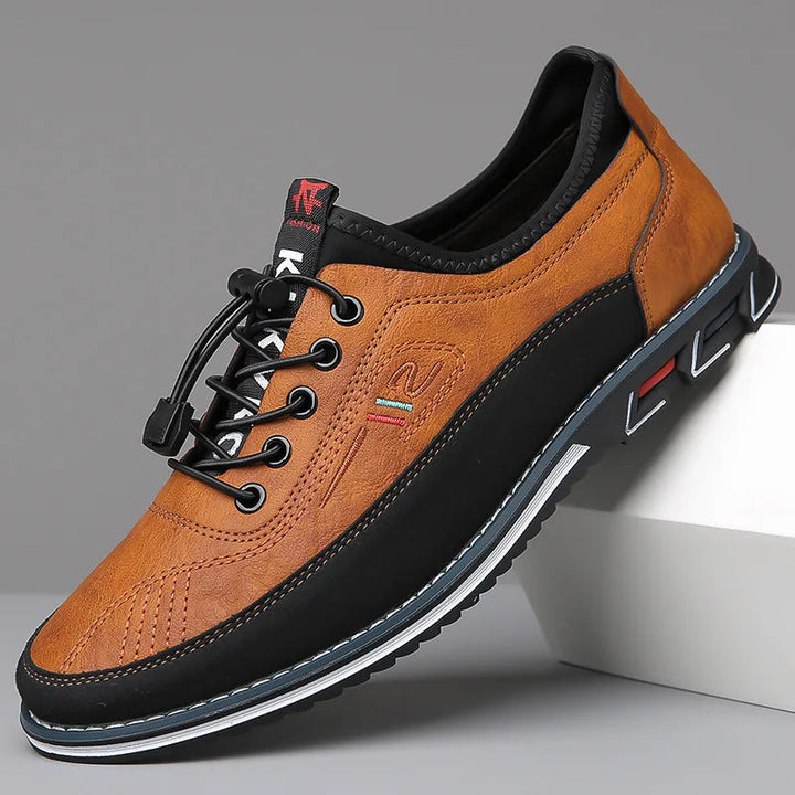 Joliano Scarpe Oxford da Uomo in Pelle — Soletta Ammortizzata, Marrone e Nero