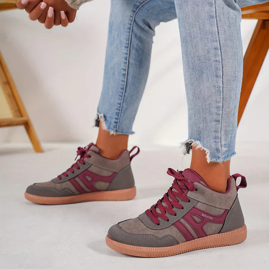 Sneakers da Donna con Sottopiede Imbottito e Suola Ammortizzata