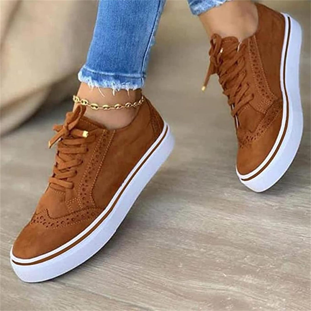 Sneakers da Donna in Pelle con Suola Ammortizzata