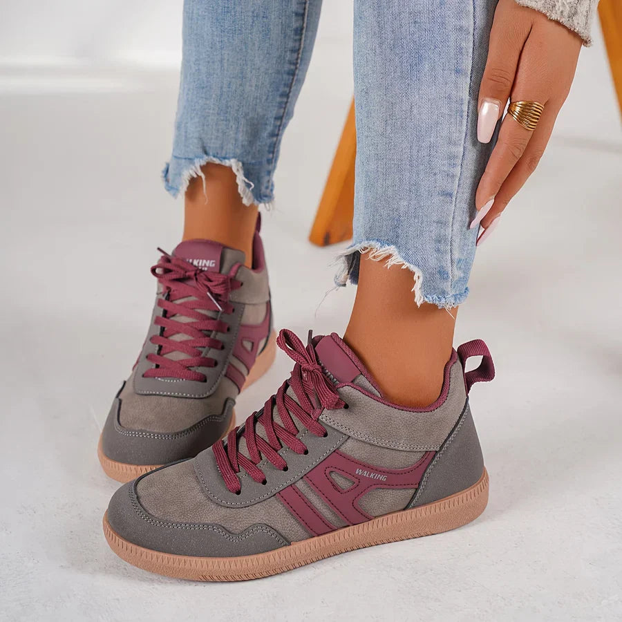 Sneakers da Donna con Sottopiede Imbottito e Suola Ammortizzata