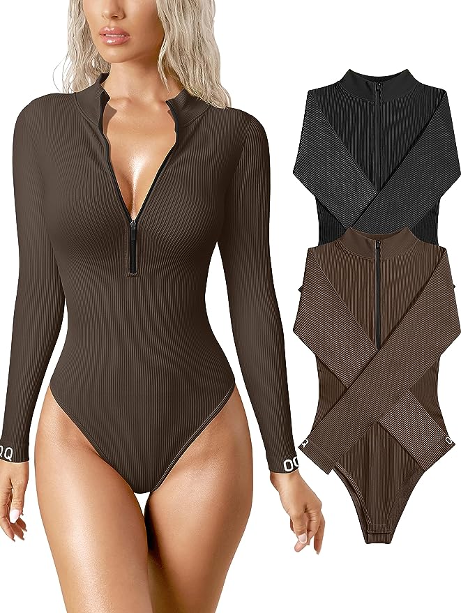 Anna - Bodycon con zip in elastan