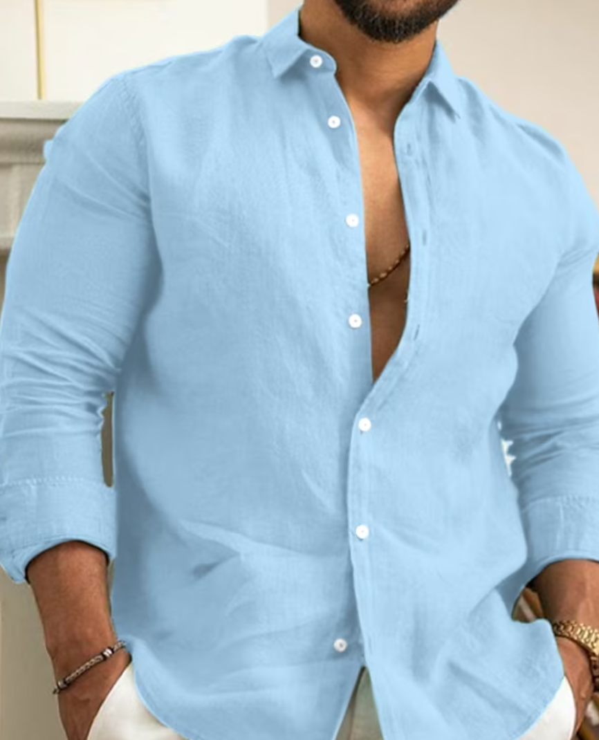 Carlo - Camicia in Lino Elegante