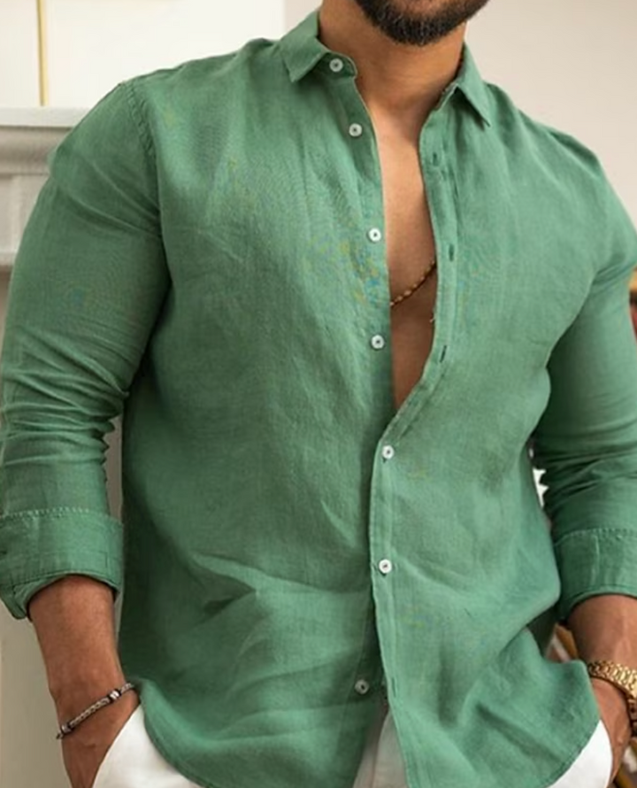 Carlo - Camicia in Lino Elegante