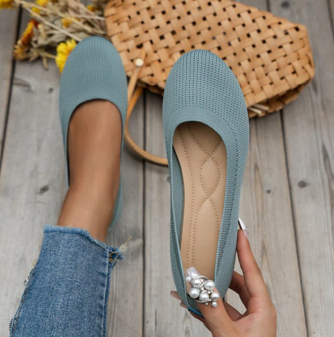 Scarpe da Ballo da Donna con Plantare Imbottito e Suola Flessibile