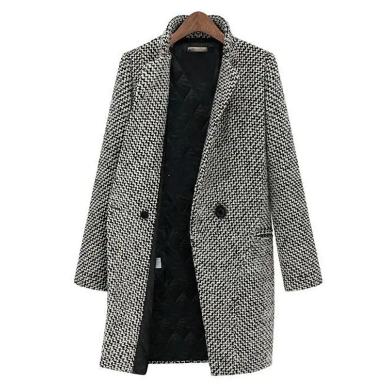 Anna - Cappotto Midi Lungo in Lana