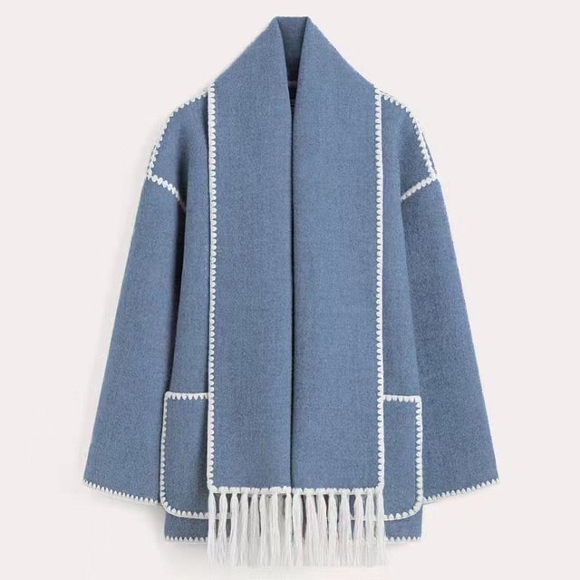 Anna - Giacca in Lana Confortevole con Cappotto