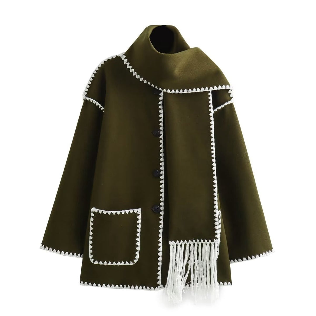 Anna - Giacca in Lana Confortevole con Cappotto
