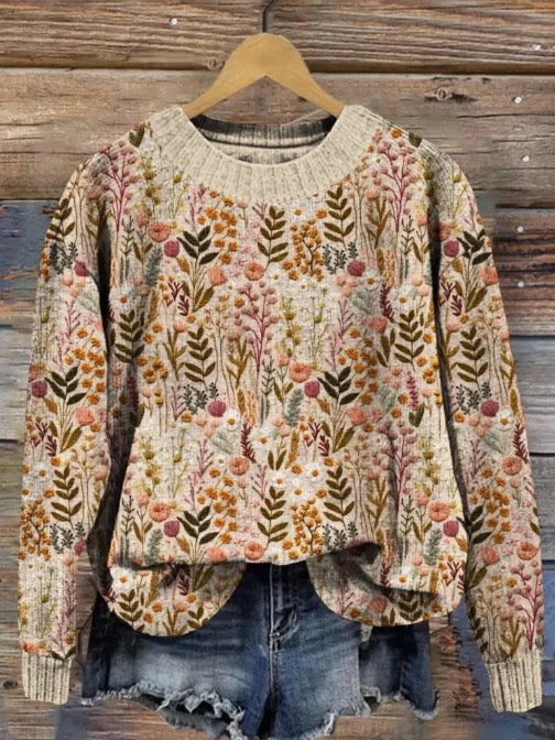 Mia - Pullover Vintage in Lana da Donna