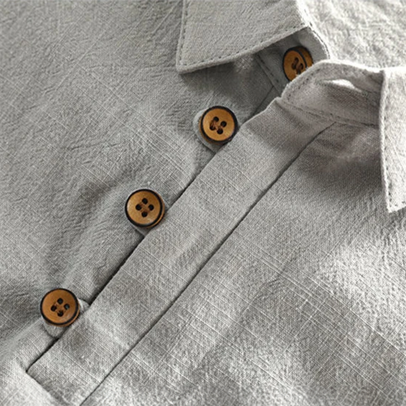 Carlo - Polo di Lusso in Lino per Uomo