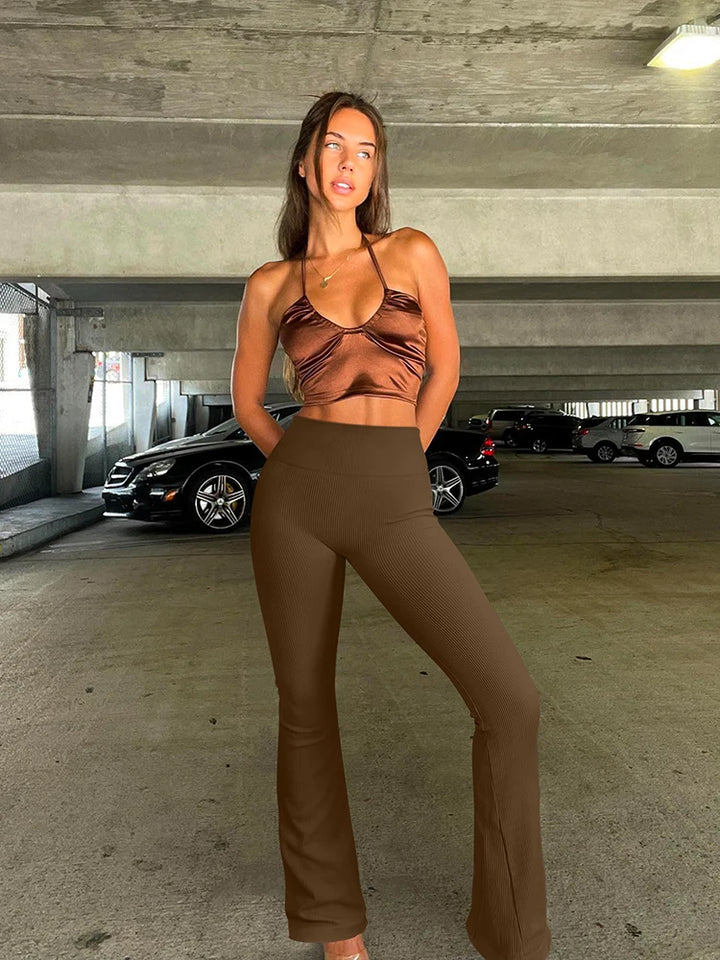 Joliano Leggings Modellanti da Donna a Vita Alta — Tessuto Elastico per Yoga e Fitness