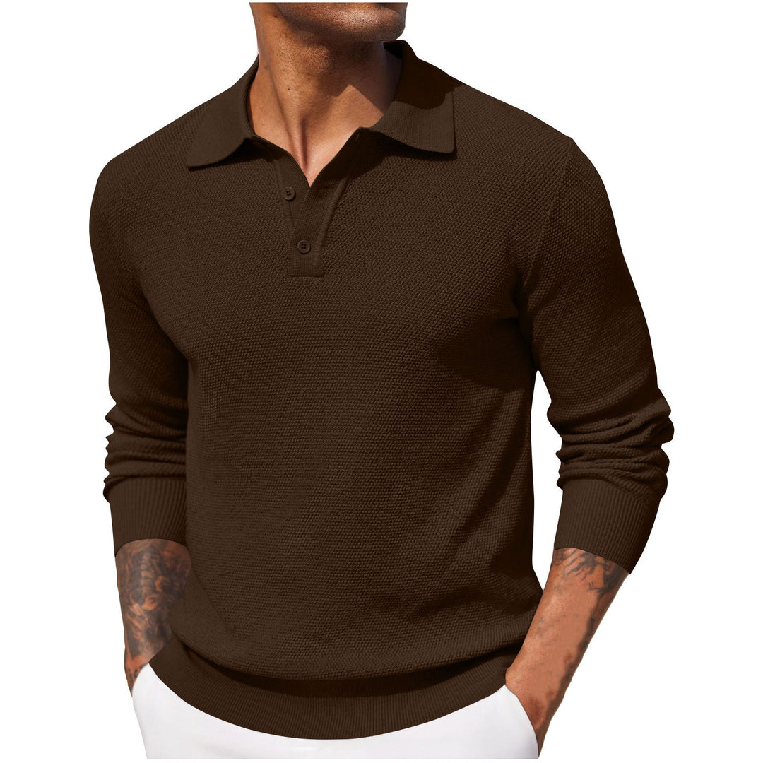 Carlo - Polo in Piqué Mistone di Lino da Uomo