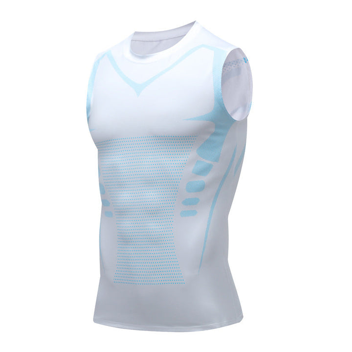 Canotta Modellante da Uomo in Mesh Elastico