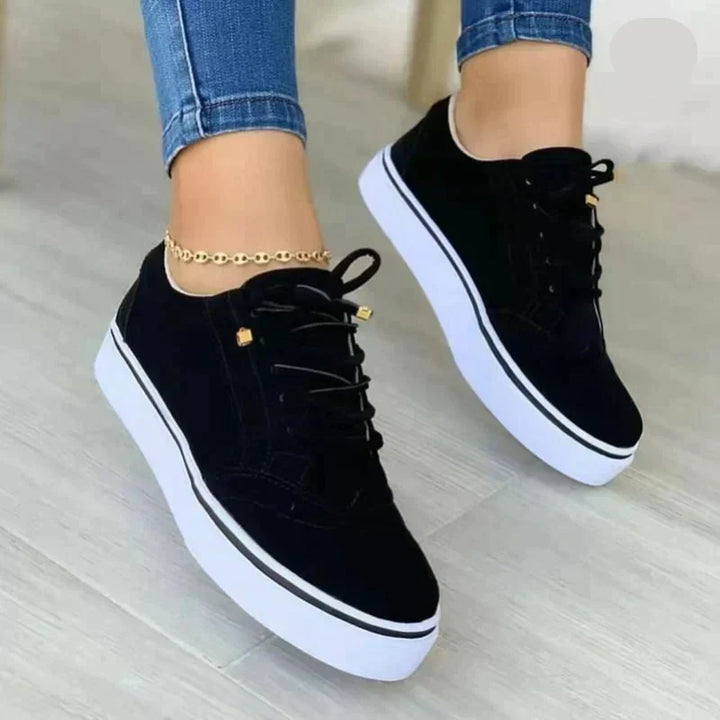 Sneakers da Donna in Pelle con Suola Ammortizzata