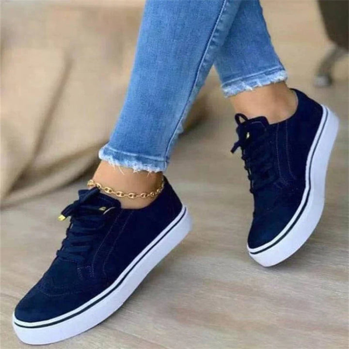 Sneakers da Donna in Pelle con Suola Ammortizzata