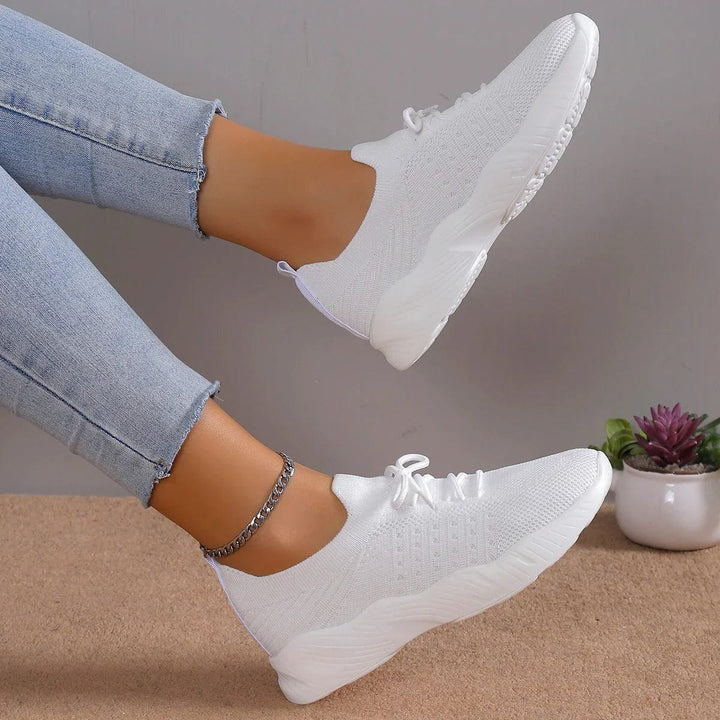Scarpe da Donna con Suola in Gomma e Sottopiede Sagomato