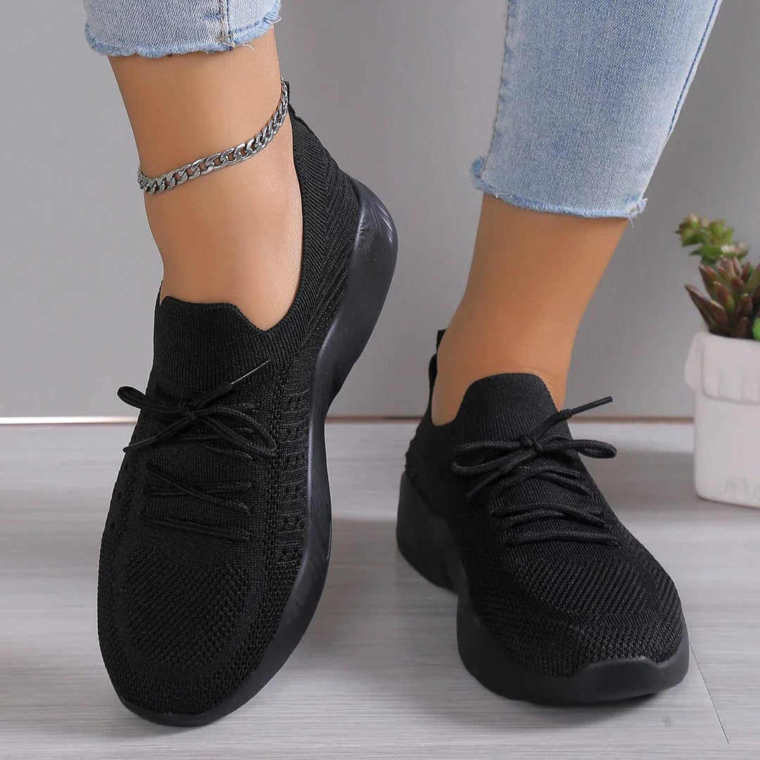 Scarpe da Donna con Suola in Gomma e Sottopiede Sagomato