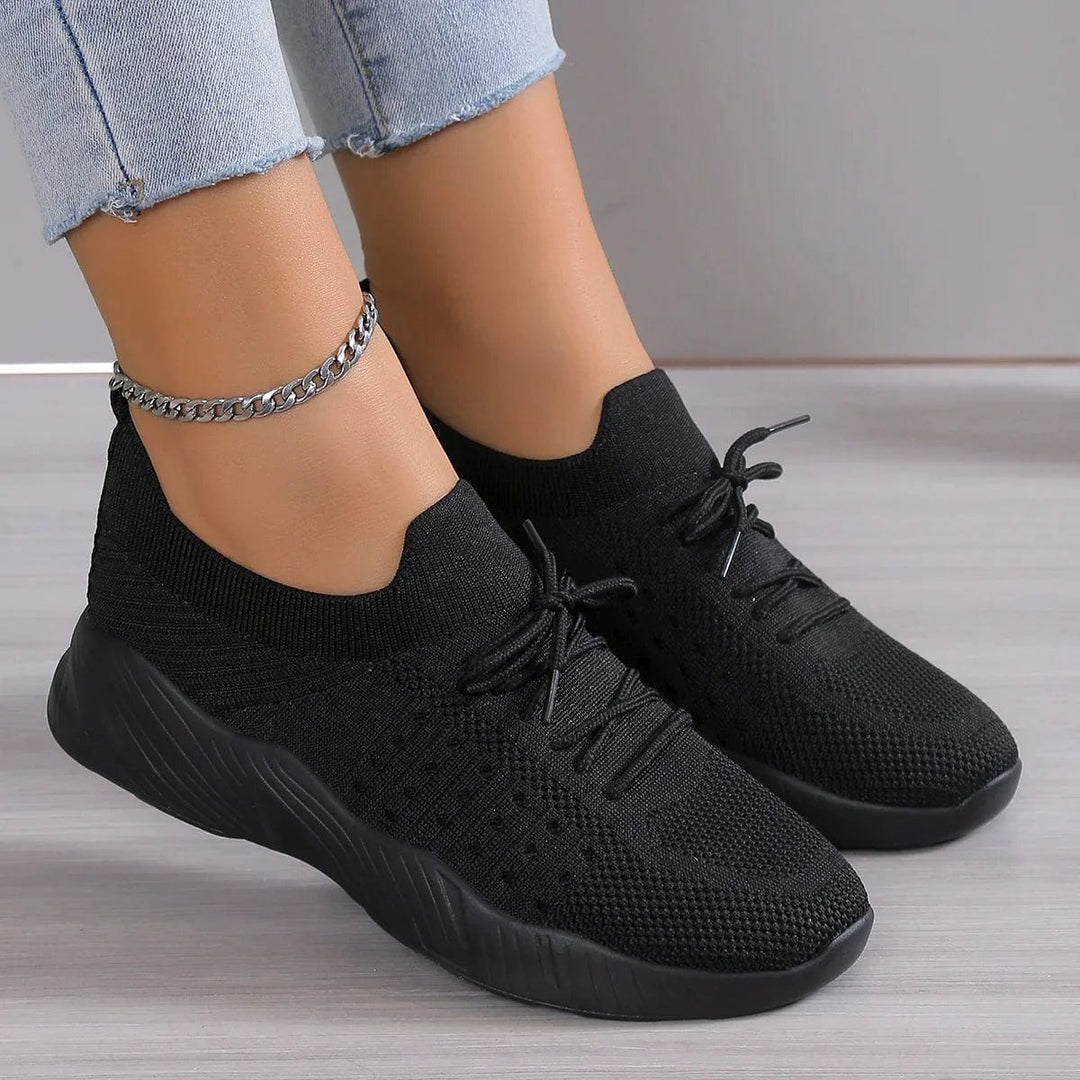 Scarpe da Donna con Suola in Gomma e Sottopiede Sagomato