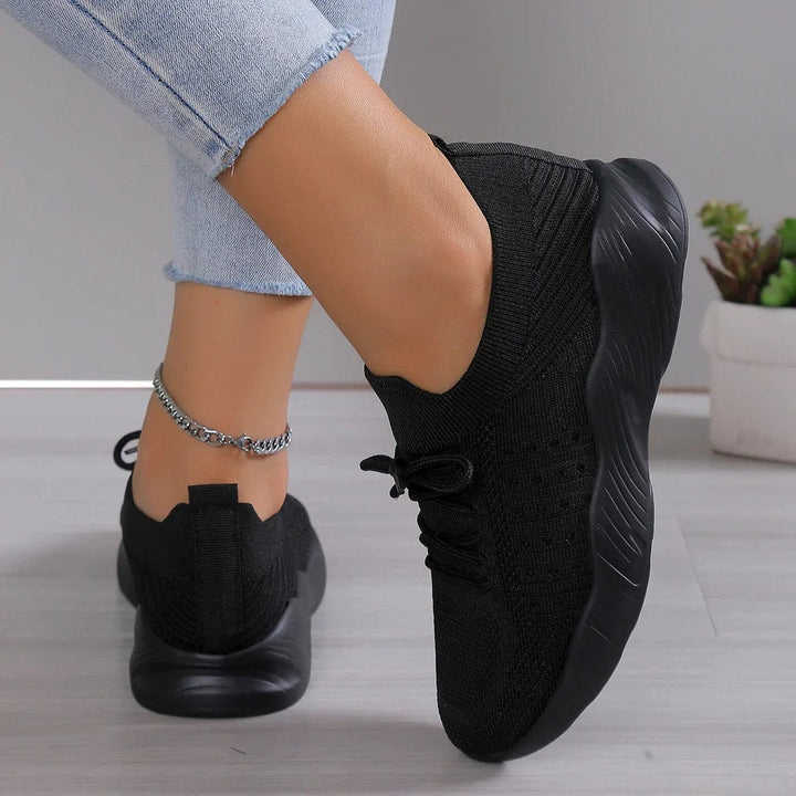 Scarpe da Donna con Suola in Gomma e Sottopiede Sagomato