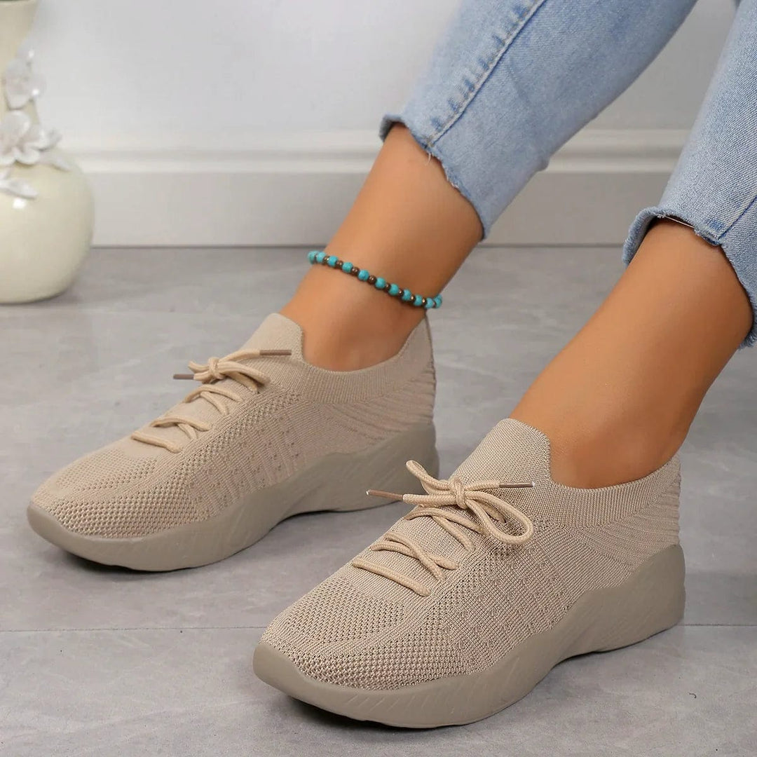 Scarpe da Donna con Suola in Gomma e Sottopiede Sagomato