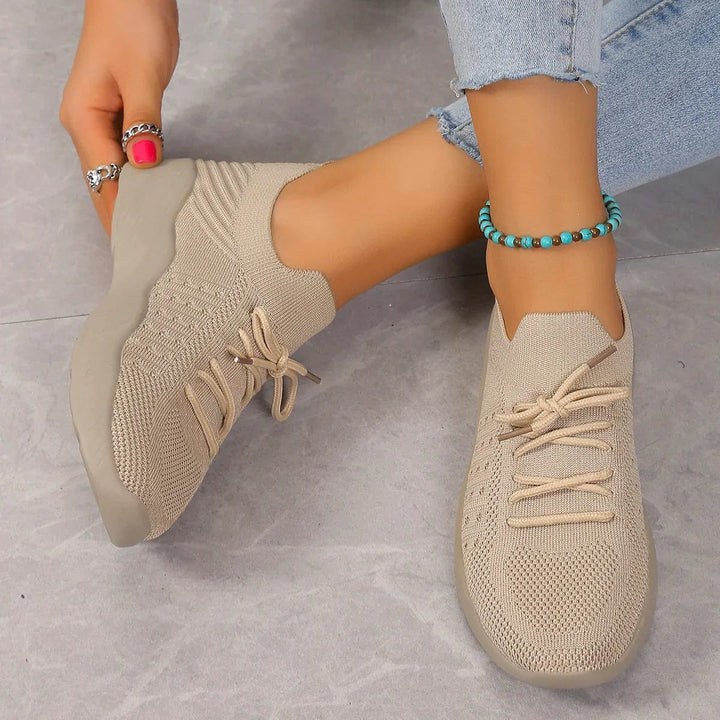 Scarpe da Donna con Suola in Gomma e Sottopiede Sagomato