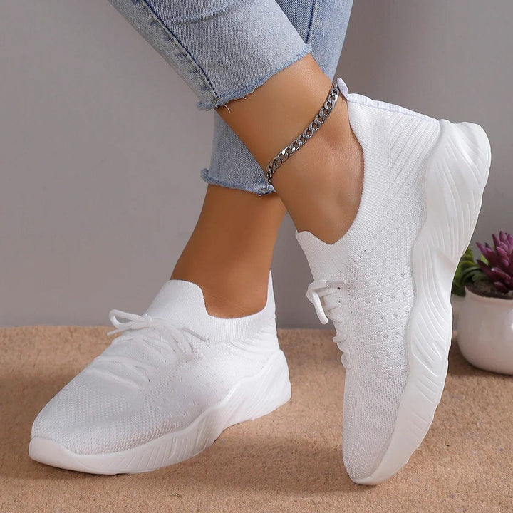 Scarpe da Donna con Suola in Gomma e Sottopiede Sagomato