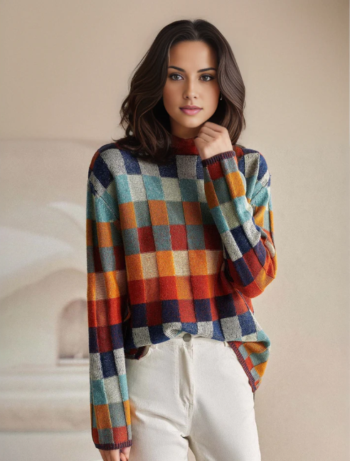 Anna - Maglione in Cotone da Donna