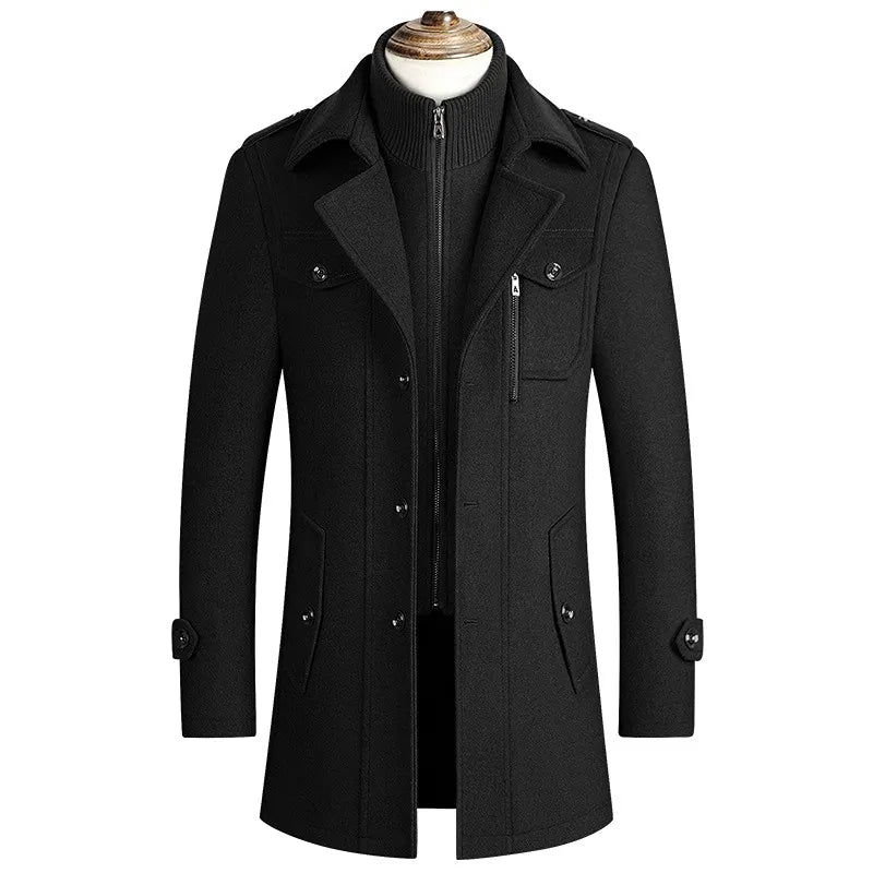 Bruno - Cappotto di lusso in lana vergine