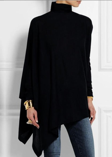 Giulia - Top asimmetrico in pile elegante per donne