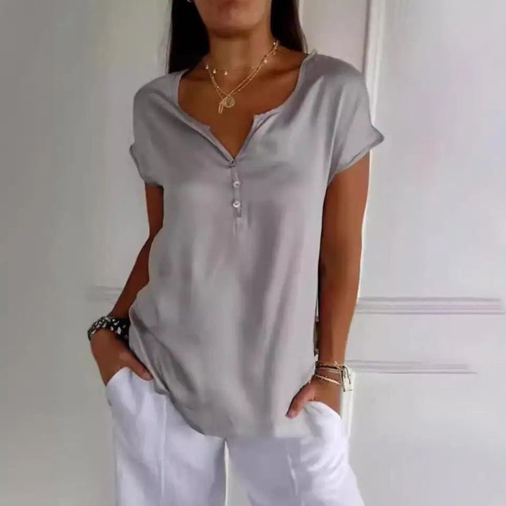 Anna - Elegante Top a V Profonda
