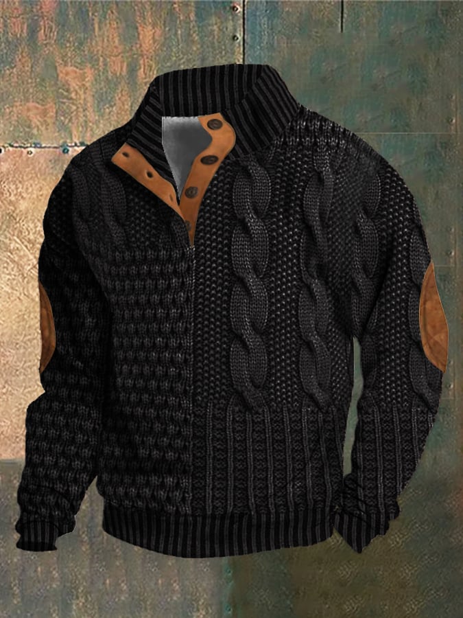Alvize - Pullover casual con bottoni per un look semplice e chic