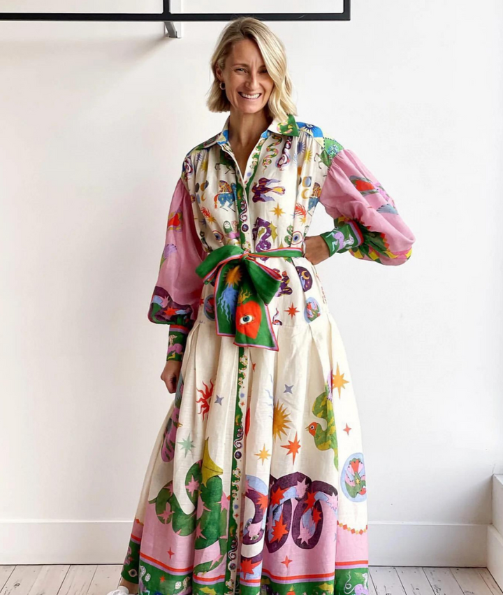 Elisa - Abito Maxi Elegante