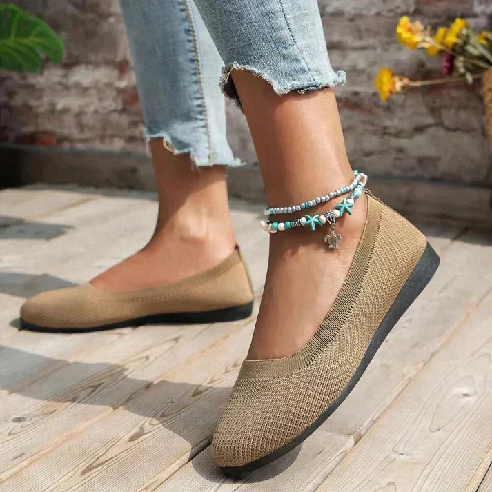 Scarpe da Ballo da Donna con Plantare Imbottito e Suola Flessibile