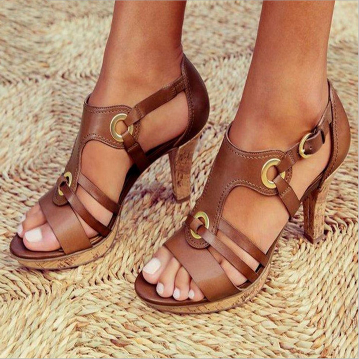 Livia - Sandali eleganti con tacco alto per un comfort superiore