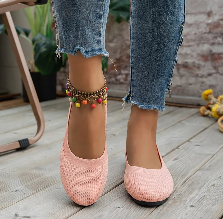 Scarpe da Ballo da Donna con Plantare Imbottito e Suola Flessibile