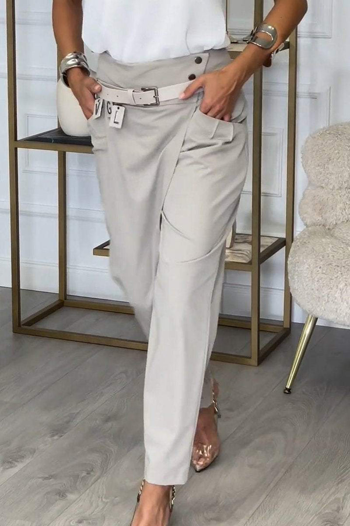 Mia - Pantaloni in Cotone con Vestibilità Unica per Donna