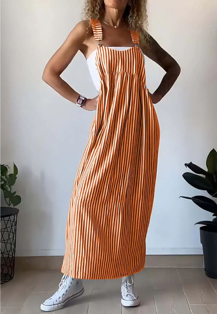 Sara - Salopette casual a righe