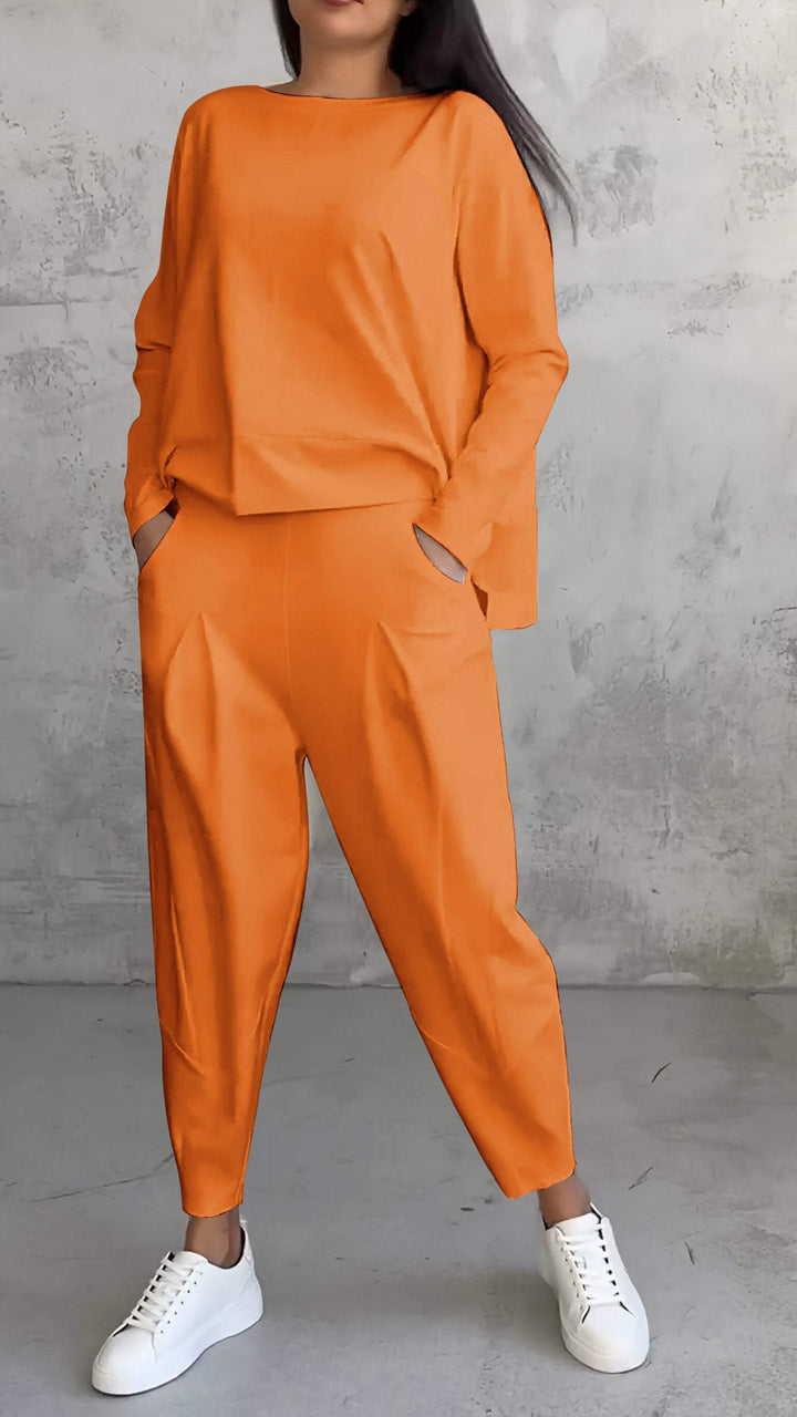 Daria - Combinazione Confortevole con Collo a Giro